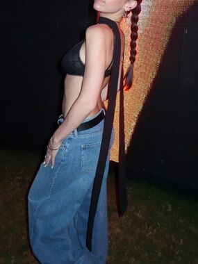 Chiffon Skinny Scarf